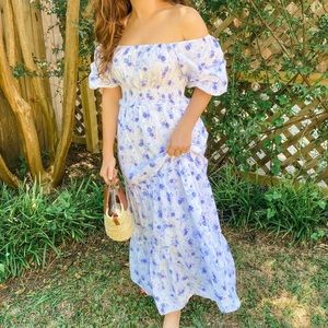 LoveShackFancy x Target Gemma Purple Floral Dress